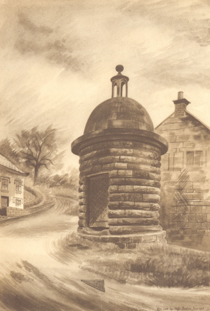 ALTON. The Round House. Staffordshire. By Barbara Jones 1948 old vintage print